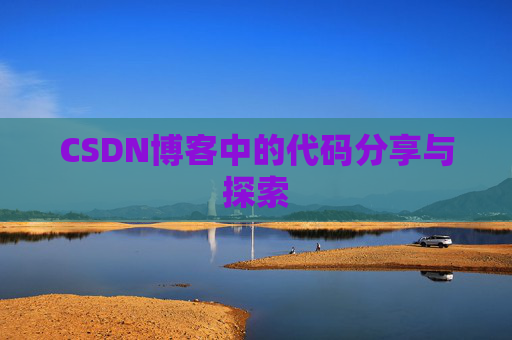 CSDN博客中的代码分享与探索 CSDN博客中的代码分享与探索